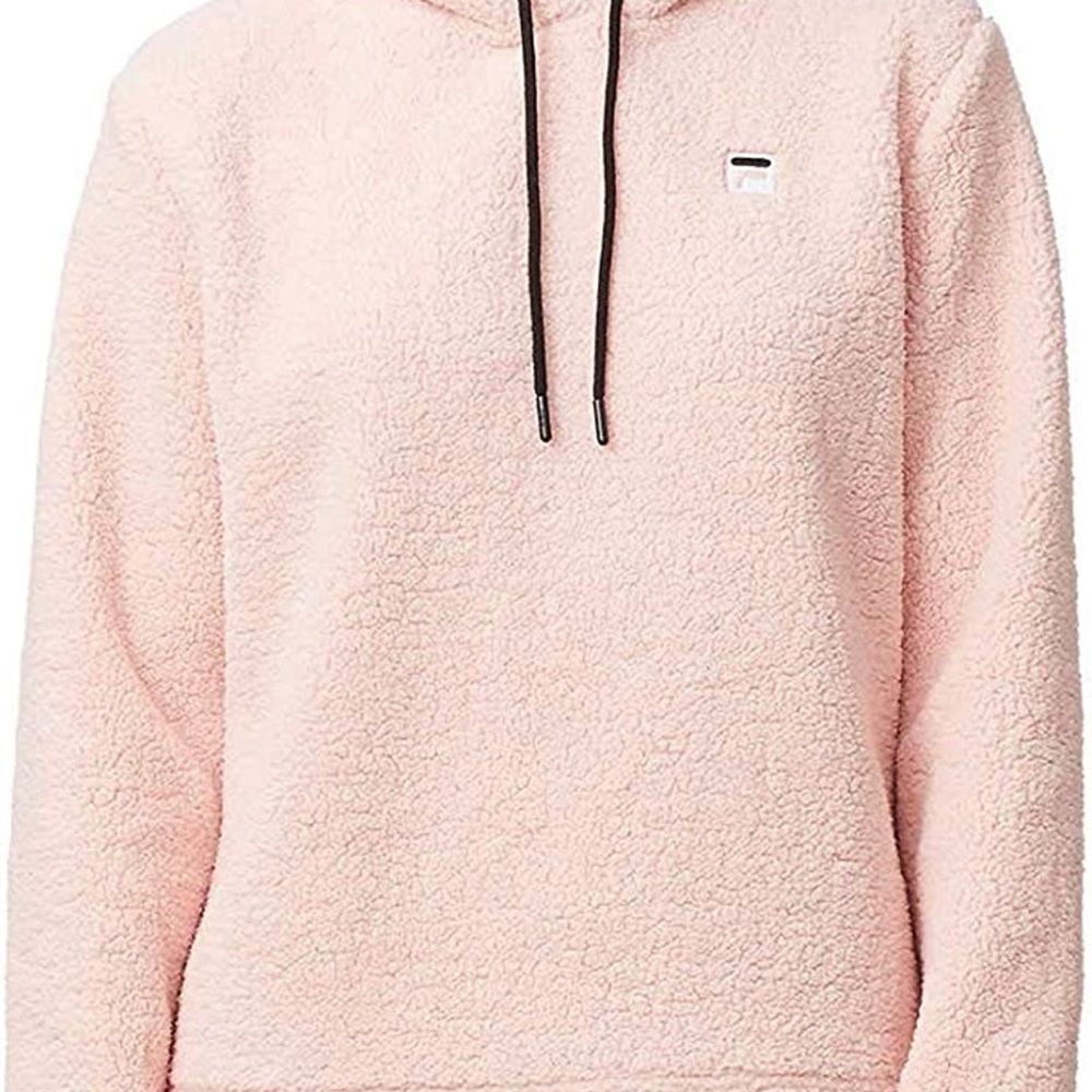 Fila Womens Josephine Sherpa Crop Hoodie